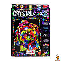 Креативное творчество "crystal mosaic пес", 6 форм элементов, детская игрушка, от 5 лет, Danko Toys CRM-02-05