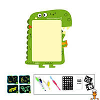 Досточка для рисования светом, маркер-фонарик, детская игрушка, динозавр, от 3 лет, Limo Toy SK 0018B