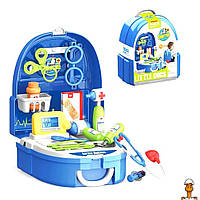 Детский врачебный набор в саквояже, 18 предметов, игрушка, от 3 лет, Bambi 7F708