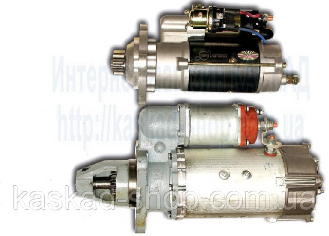 Порівняння стартера СТ142Б і редукторного Jubana Kamaz