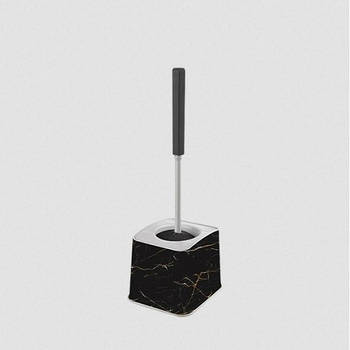Щітка для унітазу Elif Чорний мармур