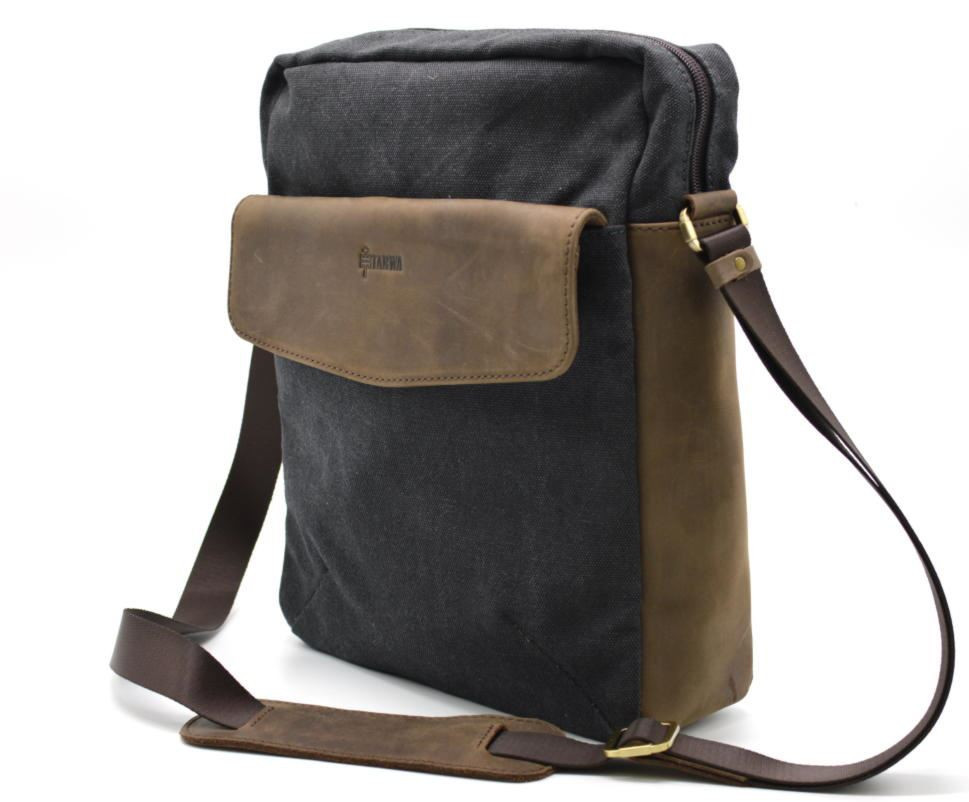 Тор! Мужская сумка парусина+кожа RG-1810-4lx от бренда Tarwa - фото 1 - id-p2073590395