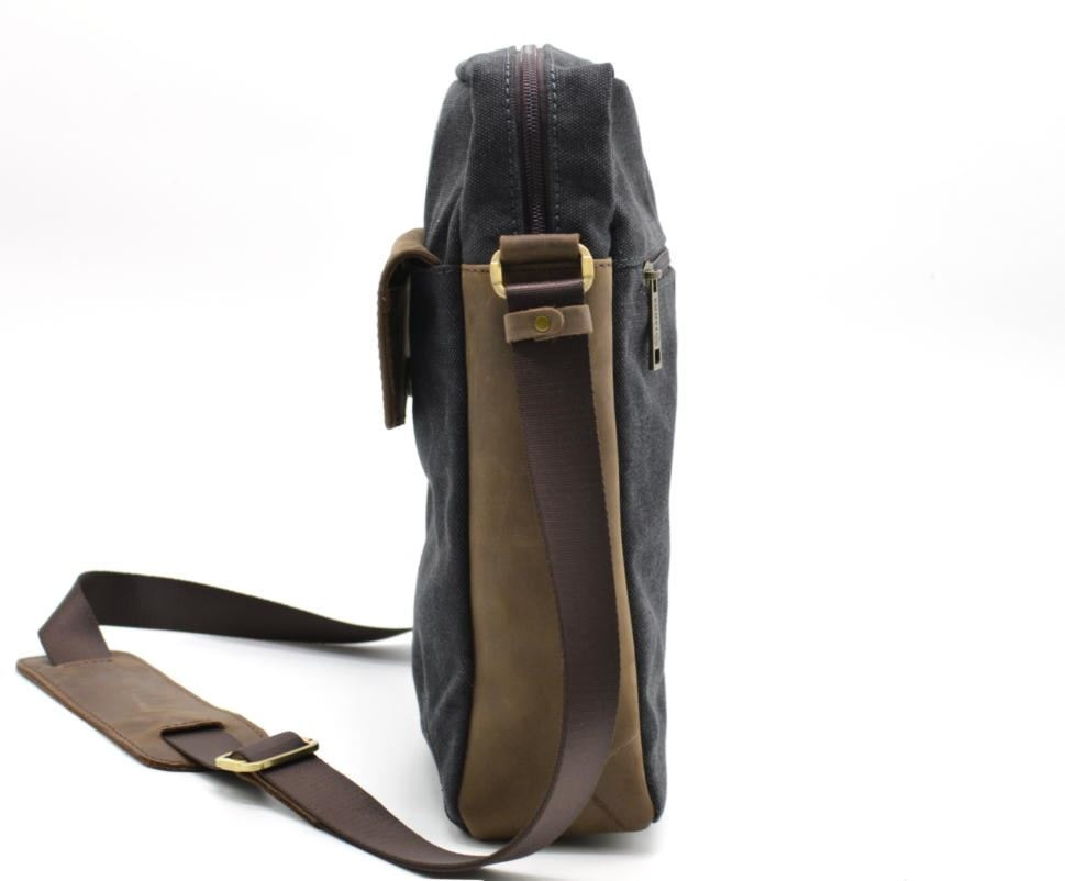 Тор! Мужская сумка парусина+кожа RG-1810-4lx от бренда Tarwa - фото 4 - id-p2073590395