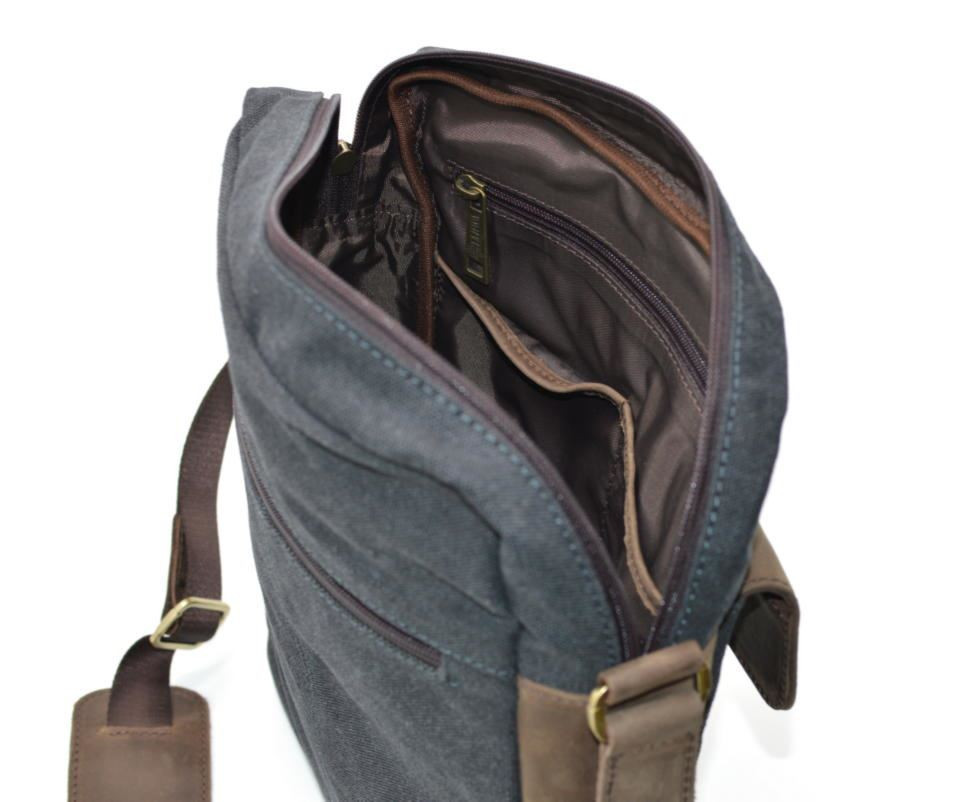 Тор! Мужская сумка парусина+кожа RG-1810-4lx от бренда Tarwa - фото 8 - id-p2073590395