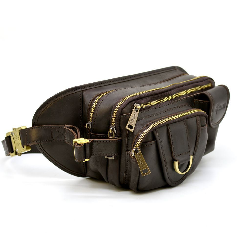 Тор! Кожаная мужская напоясная сумка RC-1560-4lx бренд TARWA - фото 1 - id-p2073590405