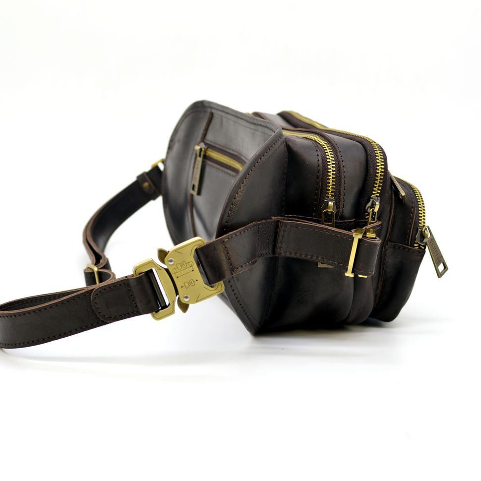 Тор! Кожаная мужская напоясная сумка RC-1560-4lx бренд TARWA - фото 4 - id-p2073590405