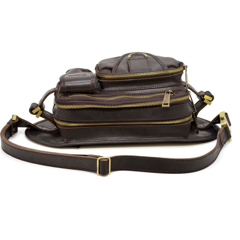 Тор! Кожаная мужская напоясная сумка RC-1560-4lx бренд TARWA - фото 7 - id-p2073590405