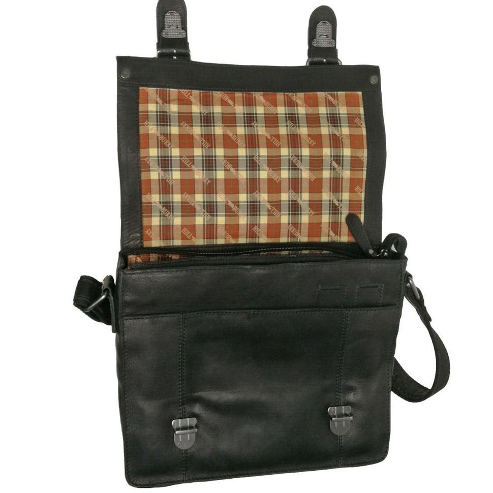 Тор! Мужская сумка планшет черного цвета Hill Burry HB4091A - фото 2 - id-p2073590407
