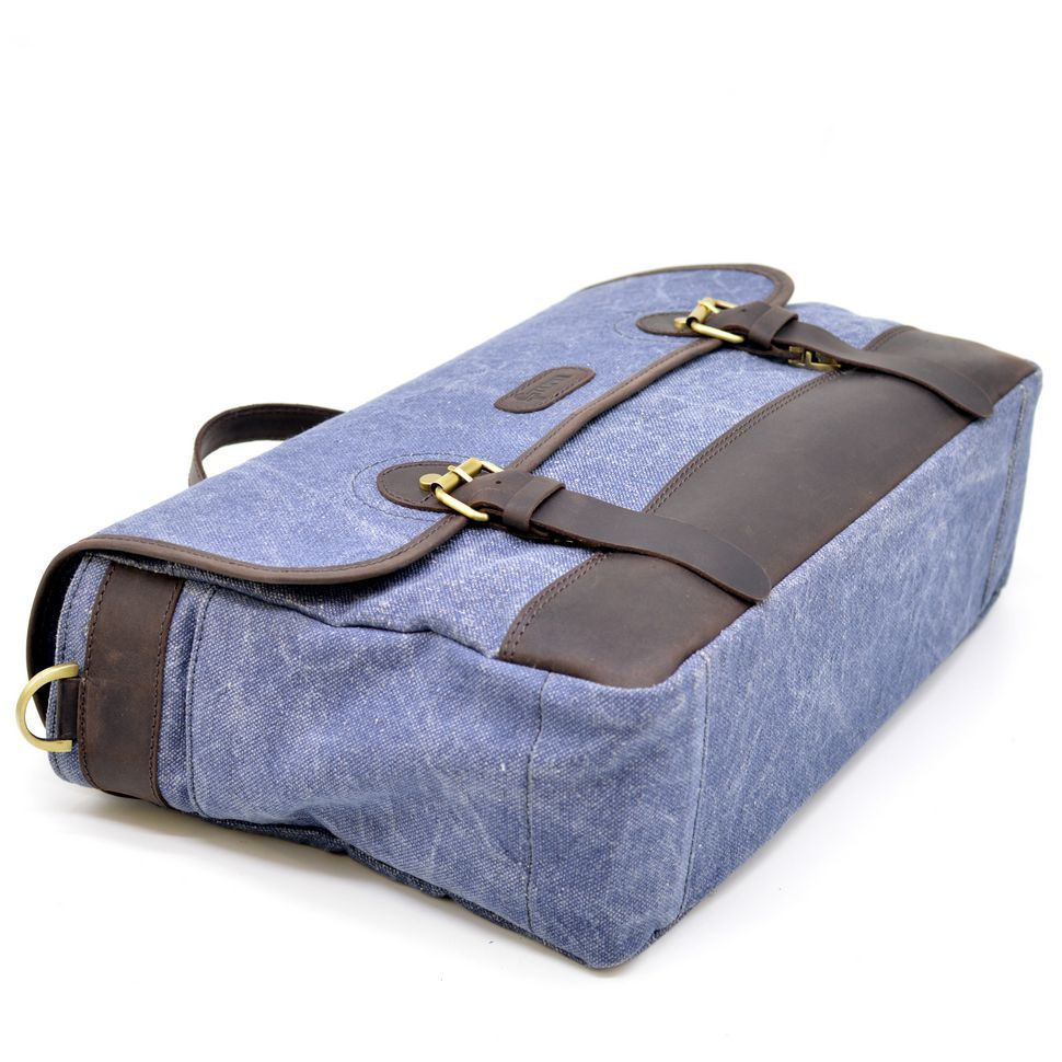 Тор! Портфель для мужчин из ткани с кожаными вставками RKj-7880-4lx TARWA - фото 5 - id-p2073590415