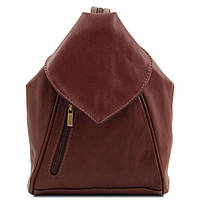 Тор! Кожаный рюкзак Tuscany Leather Delhi TL140962 (Коричневый)