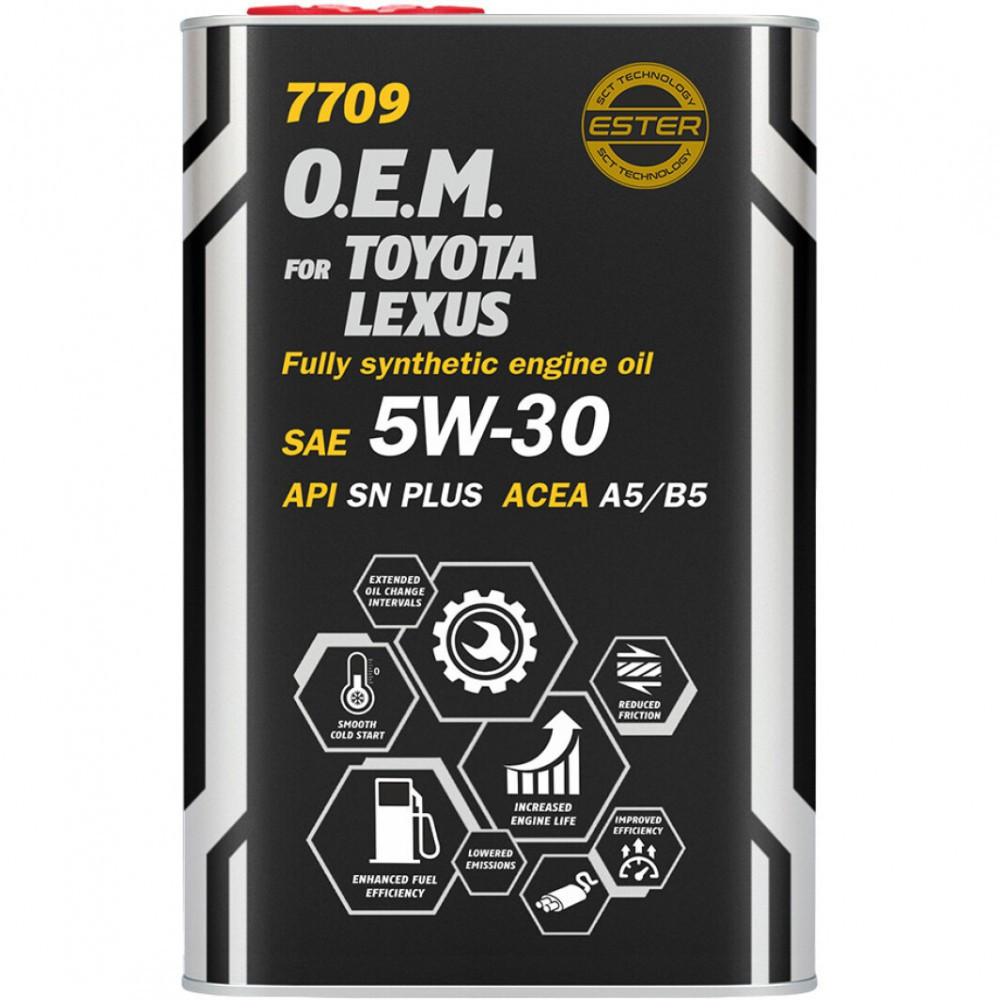 Моторне масло Mannol (metal) 7709 O. E. M. for Toyota Lexus 5w30 4л