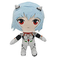 Рей Аянами 25 см мягкая игрушка евангелион rei ayanami evangelion