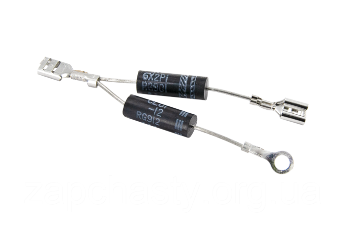 Діод високовольтний подвійний для мікрохвильової печі HV-6X2PI RG901 + CL01-12 RG912