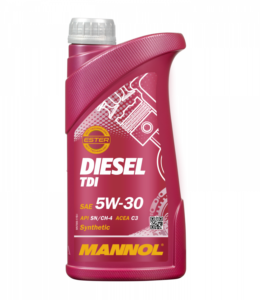 Моторна олива Mannol Diesel TDI 5w30 1л SN/CH-4 C2/C3 VW 505.1