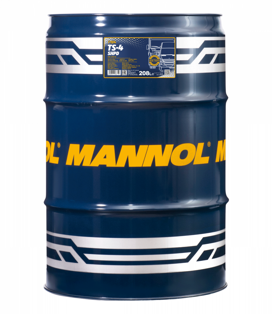 Моторне масло Mannol TS-4 Truck Special Extra 15w40 208л SHPD