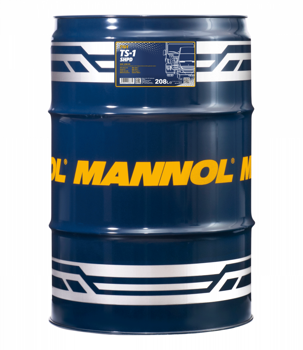 Моторне масло Mannol TS-1 Truck Special 15w40 208л SHPD