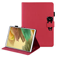 Чехол-книжка Animal Wallet Samsung Galaxy Tab A7 Lite 8.7 T220 T225 Cat Красный SN, код: 8101891