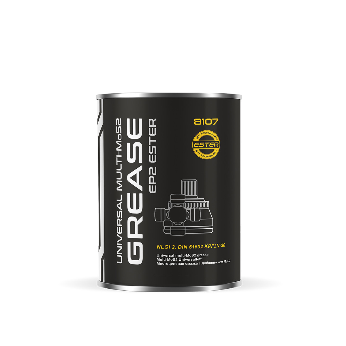 Мастило універсальне Mannol 8107 Universal Multi-MoS2 GREASE EP-2 0,8 кг