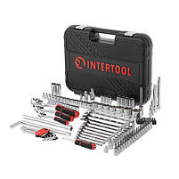 Набір інструментів STORM INTERTOOL ET-8126 1/2" & 3/8" & 1/4", 126 од., Cr-V у кейсі, фото 4
