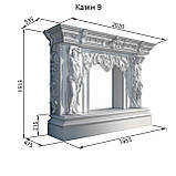 Декоративний камін No9, фото 6