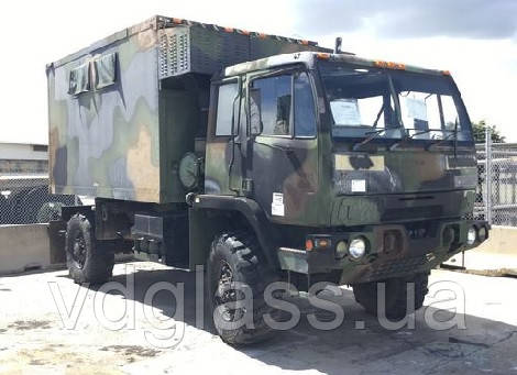 Oshkosh FMTV, LMTV лобове скло, триплекс, фото 1