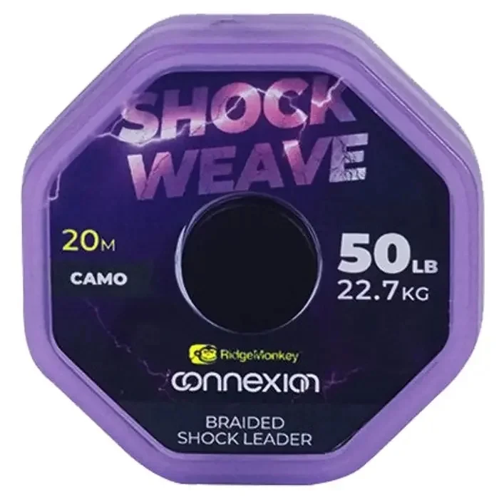 Шок лідер Ridge Monkey Connexion Shock Weave Braided Shock Leader, фото 1