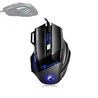 Ігрова миша USB iMice X7, 5500 DPI, 7 кнопок, тиха, RGB-підсвітка