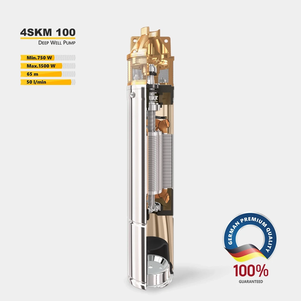 Насос глибинний 4SKM 100 25м кабель + пульт TEKK HAUS