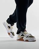 Чоловічі кросівки Nike Air Jordan x Travis Scott "Cut The Check" White Brown Gum, фото 4