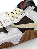 Чоловічі кросівки Nike Air Jordan x Travis Scott "Cut The Check" White Brown Gum, фото 8