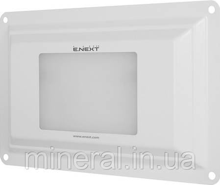 Світильник світлодіодний універсальний e.LED.univ.8.white, 8Вт, IP54, білий,E.NEXT, (l0810108), фото 1