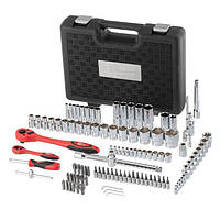 Набір інструментів INTERTOOL ET-6108 Cr-V 1/2", 1/4", 108 од., у кейсі, фото 3