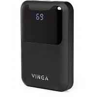 Батарея универсальная Vinga 10000 mAh Display soft touch black (BTPB0310LEDROBK) PZZ