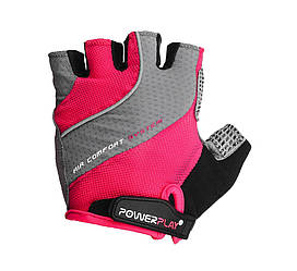 Розпродаж - Велосипедні рукавиці PowerPlay 5023 Рожеві XS
