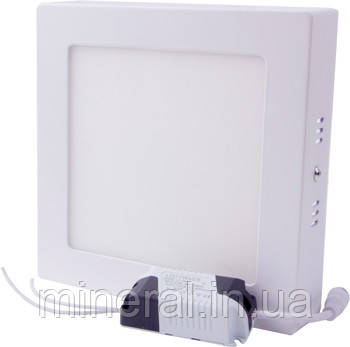 Світильник світлодіодний накладний e.LED.MP.Square.S.12.4500. квадрат, 12Вт, 4500К, 840Лм,E.NEXT, (l0860011), фото 1