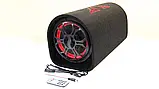 Сабвуфер з підсилювачем в машину 300W, Сабвуфер бочка 8" + Bluetooth, Сабвуфер активний автомобільний, фото 3