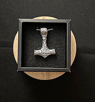 Кельтский кулон-амулет, талисман "Молот Тора" на цепочке из нержавеющей стали бельцер 2.5 мм 60 см