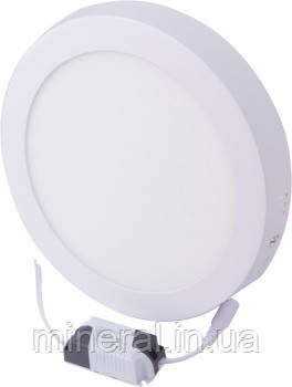 Світильник світлодіодний накладний e.LED.MP.Round.S.18.4500. коло, 18Вт, 4500К, 1260Лм,E.NEXT, (l0860009), фото 1