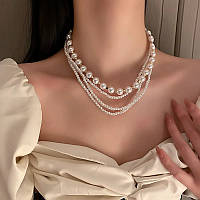 Женское жемчужное ожерелье код 2315