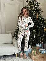 Модна жіноча піжама. Домашній костюм. Одяг для сну і відпочинку., фото 9
