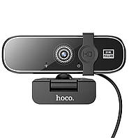 Web-камера HOCO GM101 2KHD, 4Mpx, черная PZZ