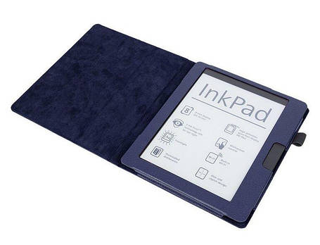 Чохол Чехол обложка обкладинка PocketBook 840 InkPad 840 InkPad 2 підставка темно синій, фото 1