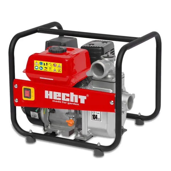 Мотопомпа бензинова OHV 4-тактний об'єм 212куб.см 6,5 к.с. продуктивність 38000 л/год HECHT 3635, фото 1
