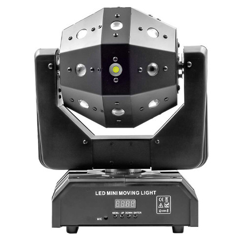 Стробоскоп лазерный, LED светодиодная вращающаяся голова RGB 120Вт, Мяч PZZ - фото 1 - id-p1997912012
