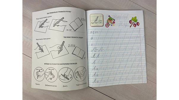 Робочий зошит "Прописи. Пишемо прописні літери" | Корисні прописи | Пегас, фото 3