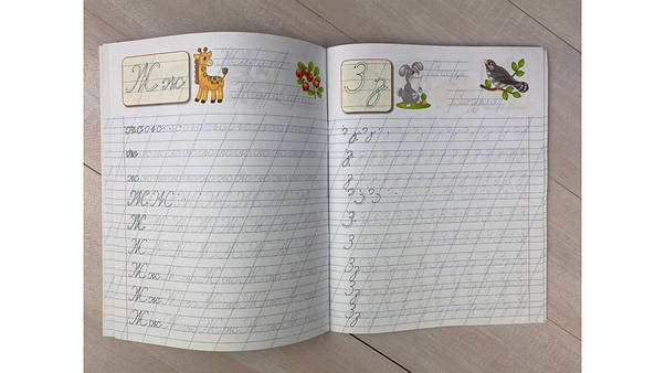 Робочий зошит "Прописи. Пишемо прописні літери" | Корисні прописи | Пегас, фото 5