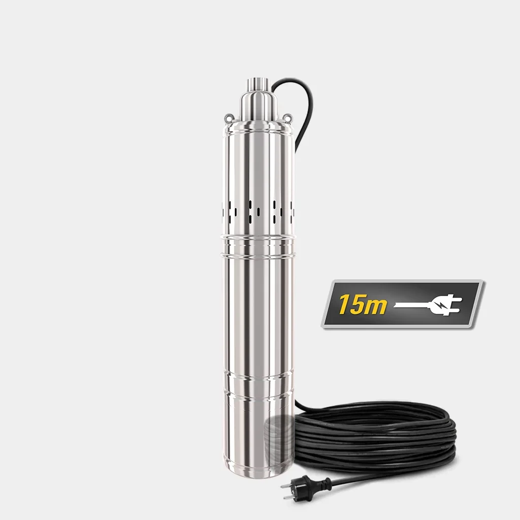 Насос шнековий 4QGD 2.0/11 800W 15м кабель TEKK HAUS