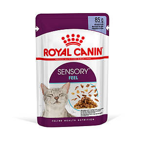 Вологий корм Royal Canin Sensory Feel in jelly для котів стимуляція смакових рецепторів, 85 гр х12 шт