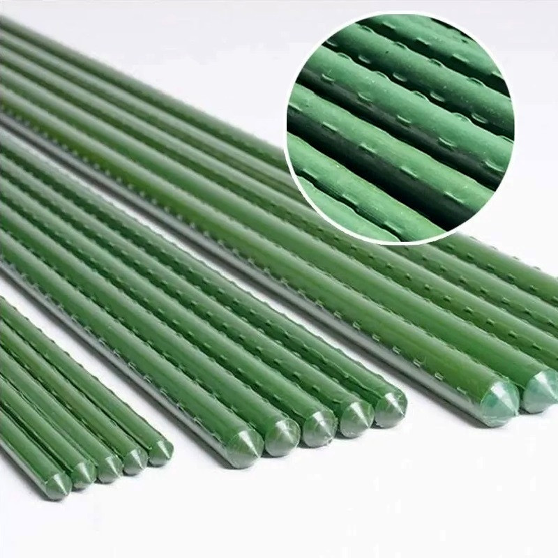 Металева опора для рослин Agrario 11-150 з пластиковим покриттям (11 мм х 1,5 м)