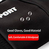 Флісові теплі рукавички із сенсорним екраном, водозахист "Tactical Combat Gloves-3", фото 8